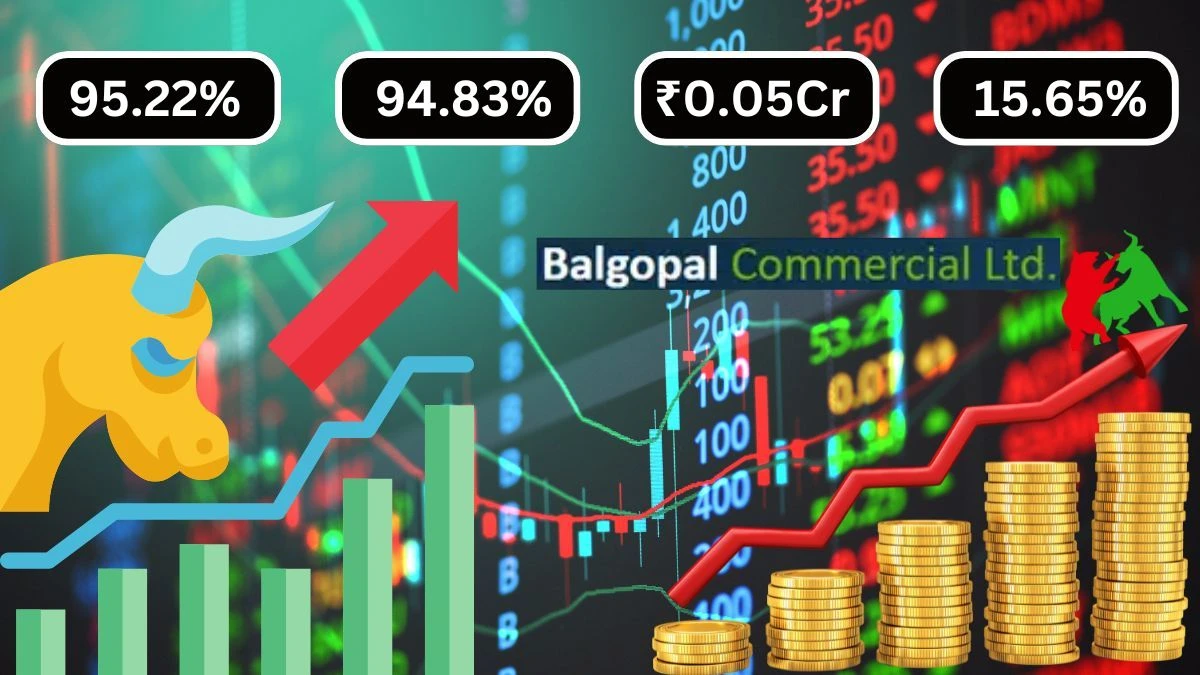 Balgopal Commercial Q1 Results Revenue Down 95.22% QoQ & 94.83% YoY