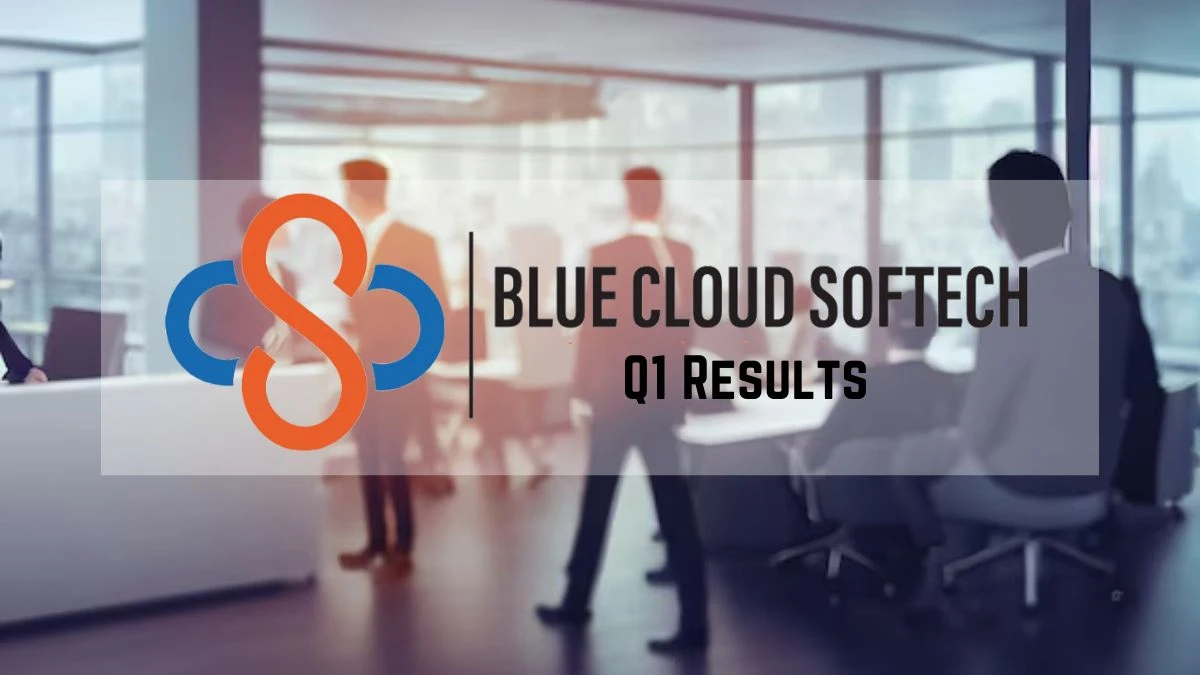 Blue Cloud Softech Solutions Ltd Q1 Results, Net Profit of Rs 1,047.79 Lakhs