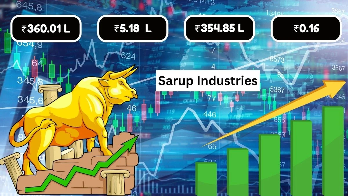 Sarup Industries Q1 Results, Net Profit Declines to ₹5.18 Lakhs and Net Sales Drop to ₹360.01 Lakhs