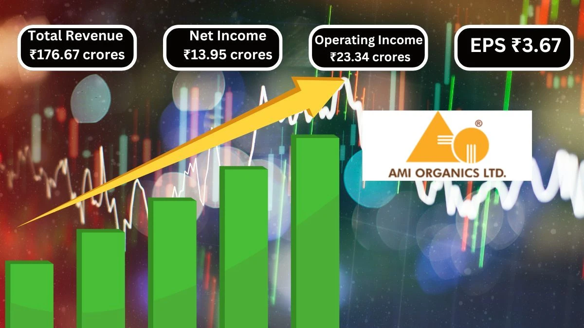 Ami Organics Q1 Results Total Revenue of ₹176.67 crores & Net Income ₹13.95 crores