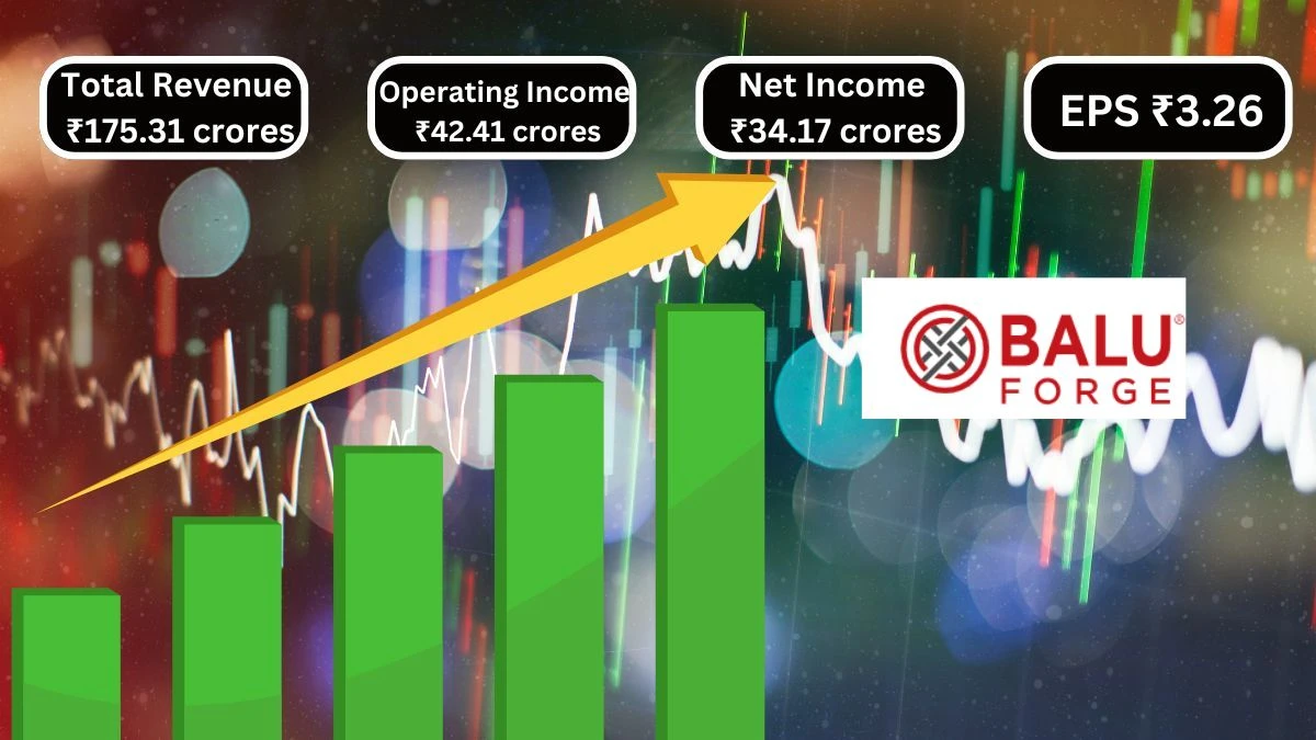 Balu Forge Industries Q1 Results Total Revenue ₹175.31 crores & Operating Income ₹42.41 crores