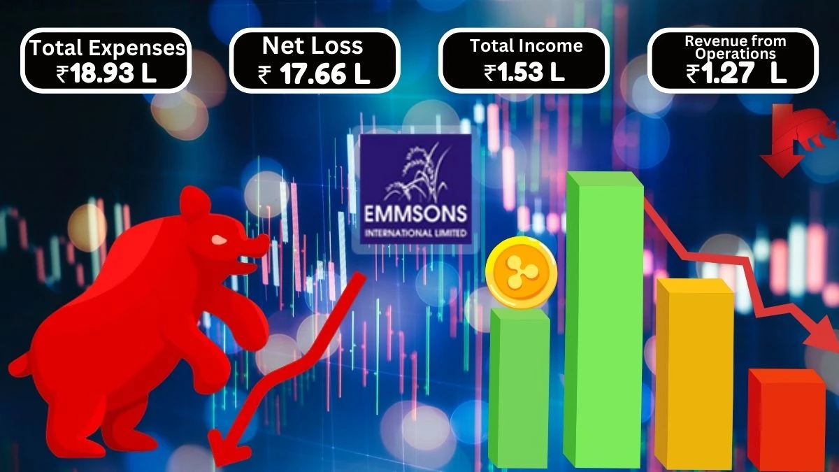 Emmsons International Q1 Results Net Loss of ₹17.66 Lakhs and Total Income of ₹1.53 Lakhs