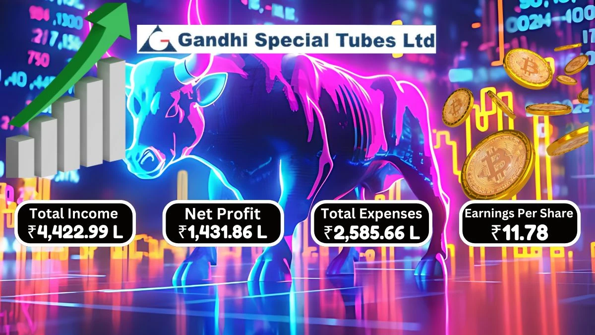 Gandhi Special Tubes Q1 Results, Total Income Reaches ₹4,422.99 lakhs and Profit for the Period at ₹1,431.86 lakhs