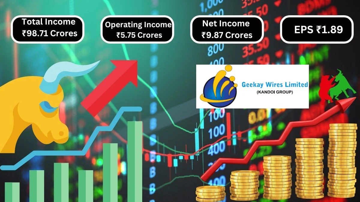 Geekay Wires Q1 Results Total Income ₹98.71 Crores & Operating Income ₹5.75 Crores