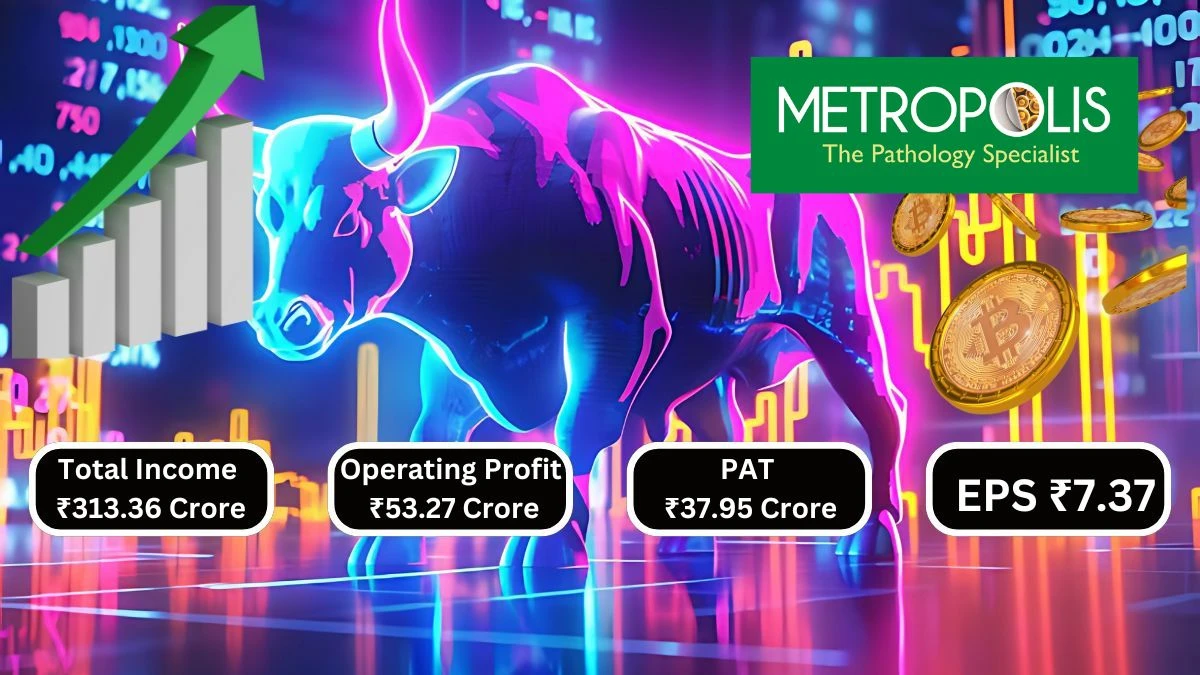 Metropolis Healthcare Q1 Results Reach a Total Income of ₹313.36 Crore & Operating Profit ₹53.27 Crore