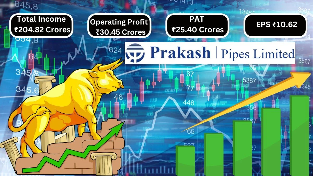 Prakash Pipes Q1 Results Total Income ₹204.82 Crores & Operating Profit ₹30.45 Crores