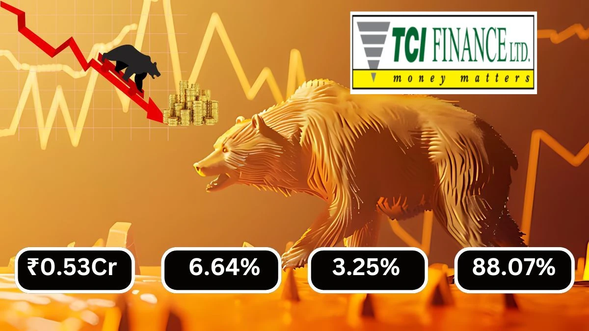 TCI Finance Q1 Results Operating Loss of ₹-0.53 Crores & QoQ Increase of 6.79%