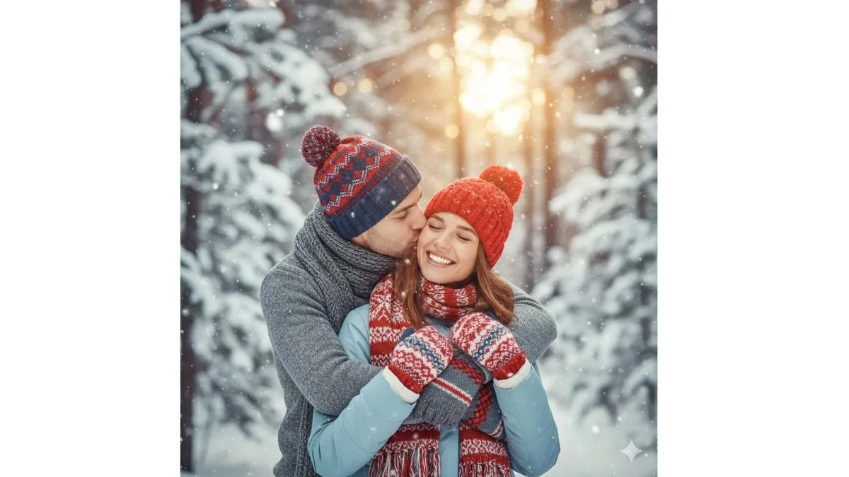 Best Gemini AI Snow Photo Editing Prompts Copy-Paste for Couples - 26900562d27d0293859655