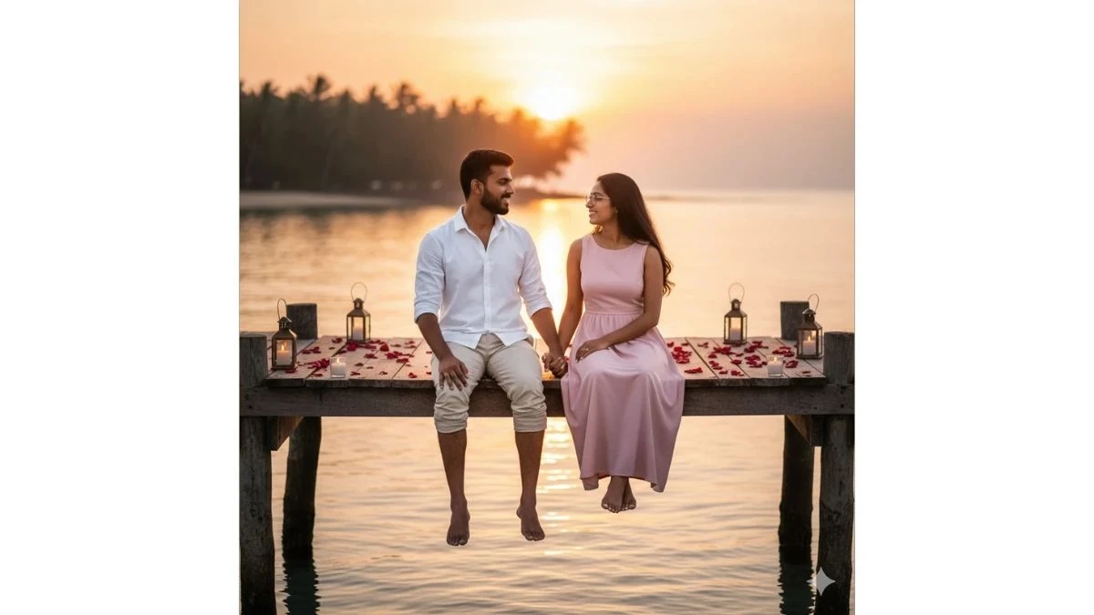 Google Gemini AI Photo Editing Prompts for Couples: Craft Cinematic Golden Hour 4K Professional Portraits for Instagram. - 568ef44a02126b27116170 