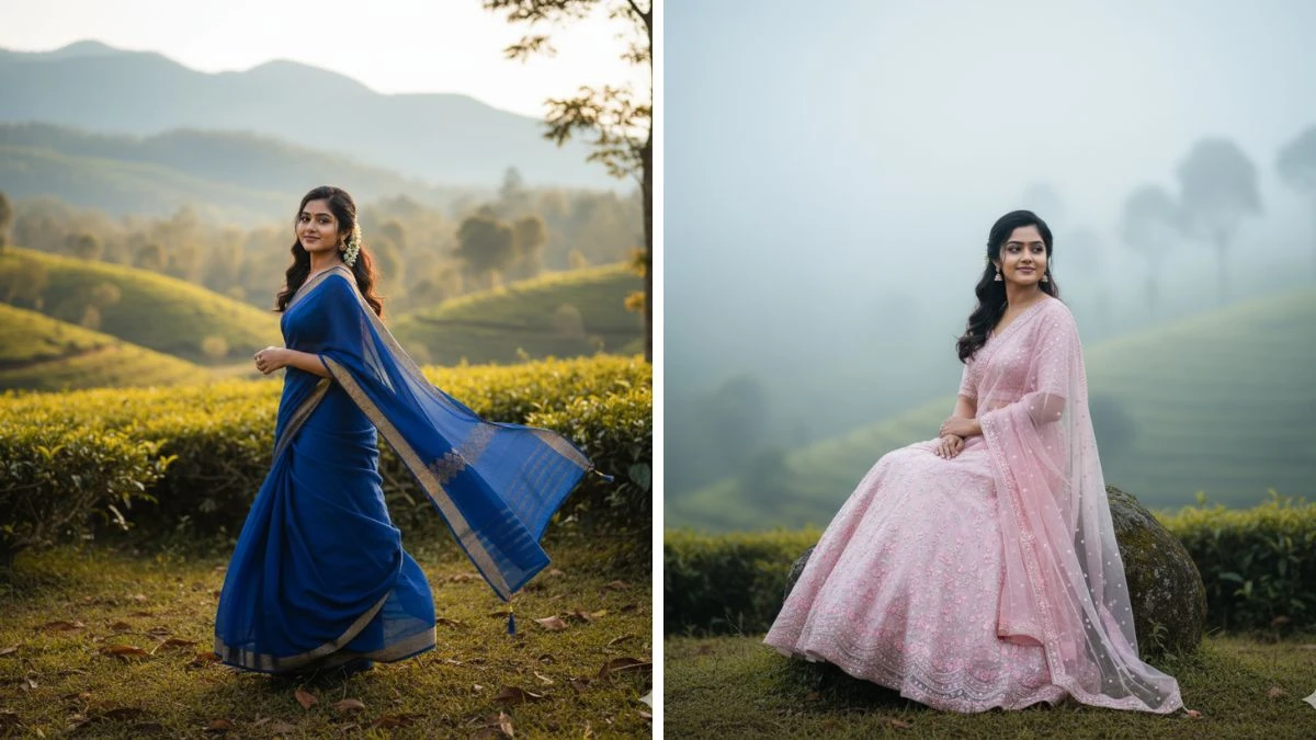 Best 5 Gemini AI Prompts for Solo Girl Portraits in Munnar Tea Gardens: Craft Cinematic DSLR-Quality Photos