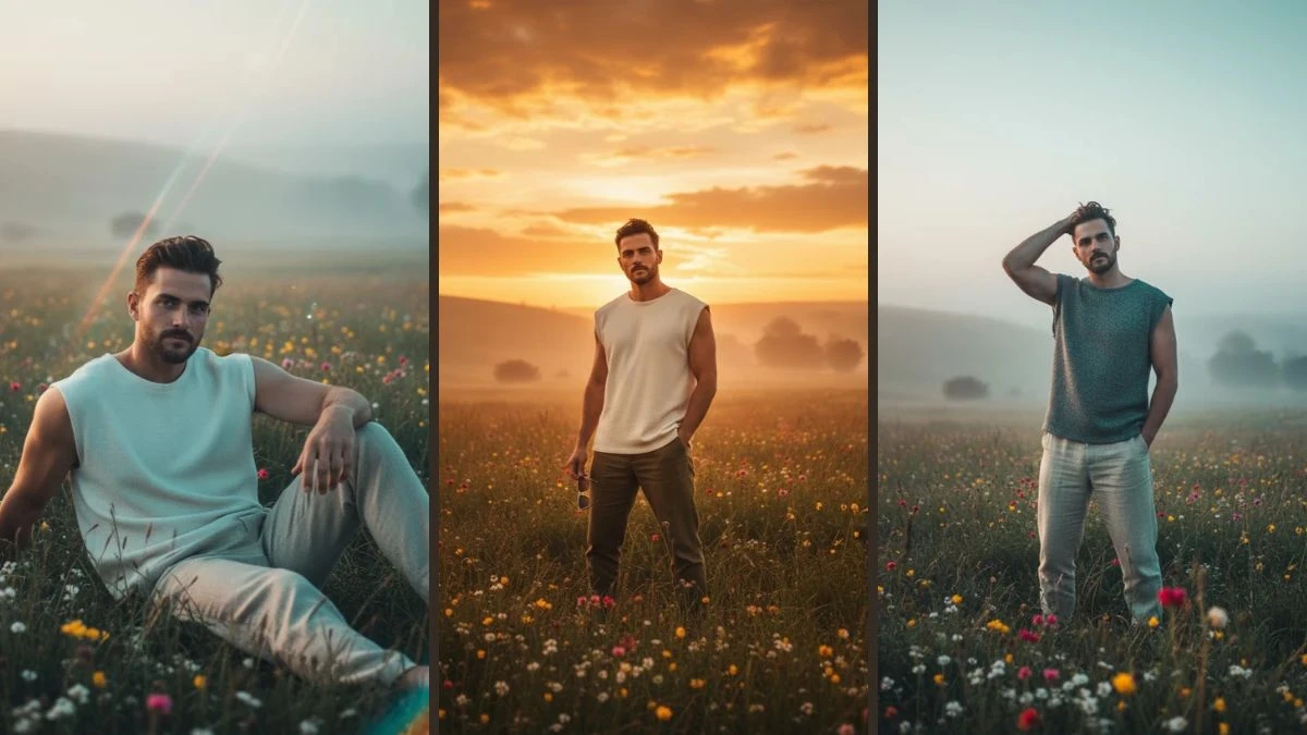 Best Google Gemini Nano Banana AI Photo Editing Ideas for Boys: Craft Trendy Cinematic Meadow Portraits