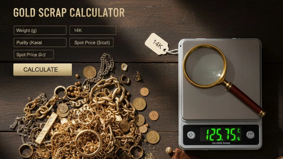 Gold Scrap Value Calculator 2025: How Much Is Your Broken Jewelry Worth?