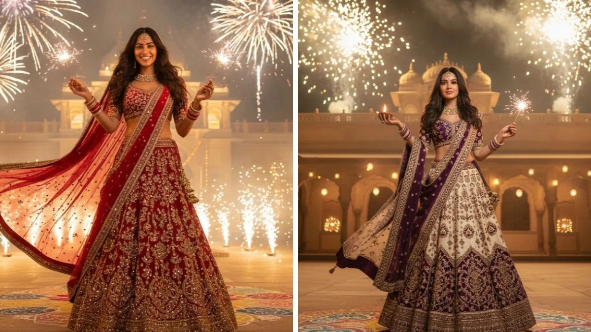 Top 50 Gemini AI Retro Photo Editing Diwali Prompts for Girls: Create 90s-inspired Cinematic AI portraits Top 50 Gemini AI Retro Photo Editing Diwali Prompts for Girls: Create 90s-inspired Cinematic AI portraits