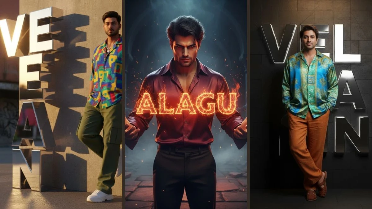 Viral Gemini AI 3D Name Art Photo Editing Prompts to Create Stunning 4K Cinematic Instagram-Trending Masterpieces in Seconds