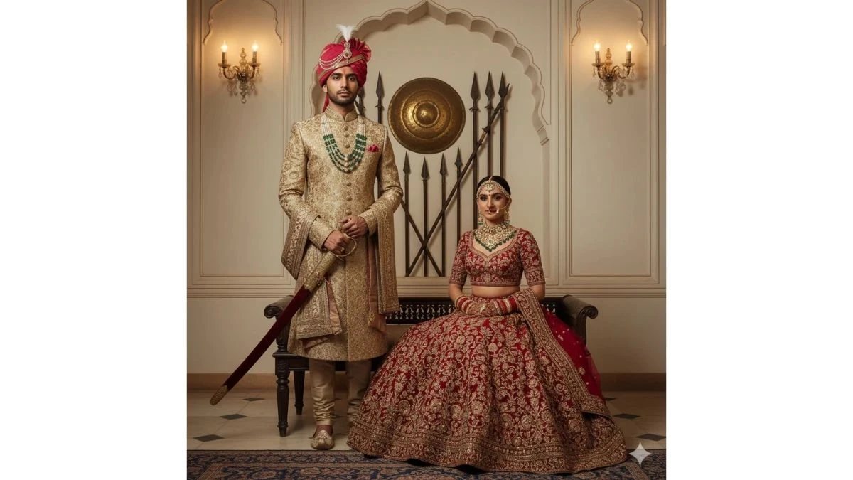 Viral Cultural Photoshoot Gemini AI Photo Editing Prompts for Couples: Unique Ideas for Ethnic and Festive Couple Photoshoots - 169086917e949384893738