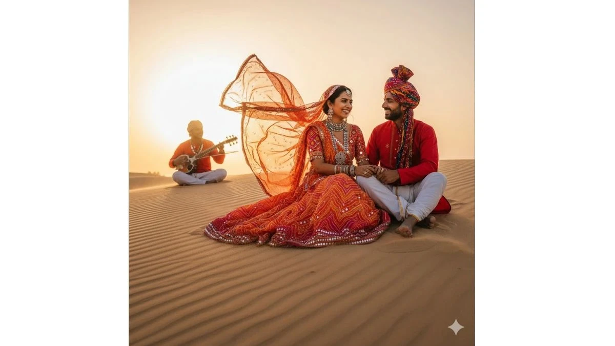 Viral Cultural Photoshoot Gemini AI Photo Editing Prompts for Couples: Unique Ideas for Ethnic and Festive Couple Photoshoots - 1469086aac5f84b42988326