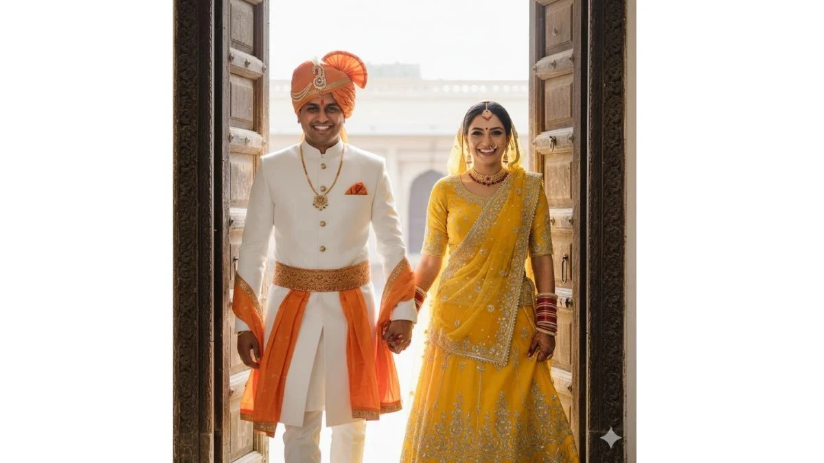 Viral Cultural Photoshoot Gemini AI Photo Editing Prompts for Couples: Unique Ideas for Ethnic and Festive Couple Photoshoots - 2690869190e76944450042