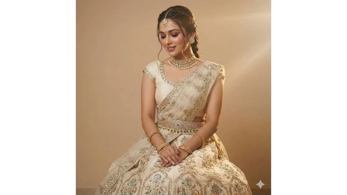 Viral Google Gemini AI Photo Editing Prompts for Women to Craft Hyper-Realistic Bridal Lehenga Portraits - 5692678a23a71435550382 