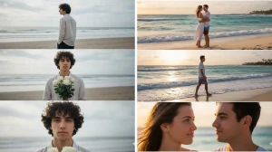 Best Aesthetic Beach Gemini AI Editing Prompts for Boys, Girls, and Couples