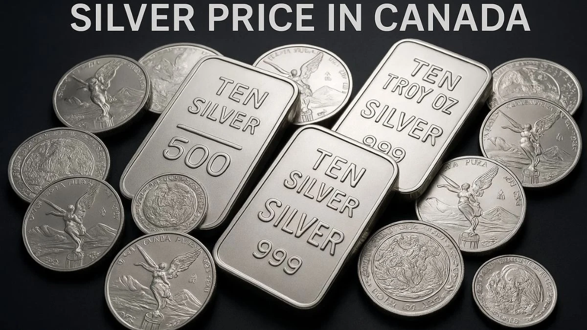 Silver Price Today in Canada - Live Sterling & Fine Silver Rates (November 2025)