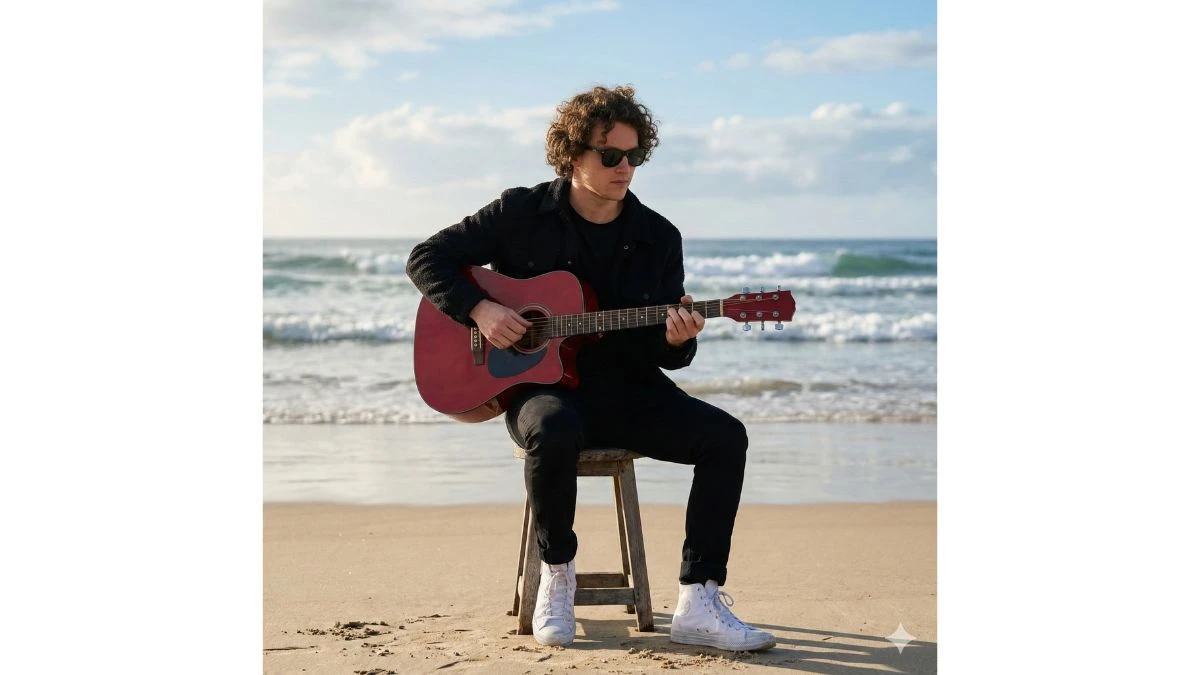 Best Gemini AI Photo Editing Prompts for Boys to Generate Ultra-Realistic Beach Guitar Portraits - 1692e66b362eb327081816 