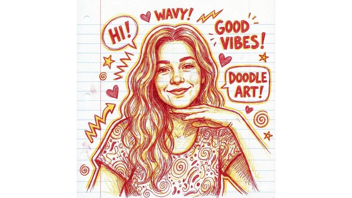 12 Must-Try Google Gemini AI Prompts to Transform Photos into Hand-Drawn Doodle Art Portraits - 106940d895e022497490371
