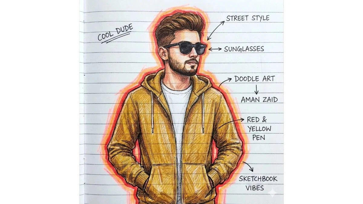 12 Must-Try Google Gemini AI Prompts to Transform Photos into Hand-Drawn Doodle Art Portraits - 96940d8956833f55949217