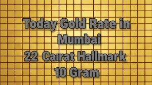 Today Gold Rate in Mumbai 22 Carat 916 Hallmark 10 Gram