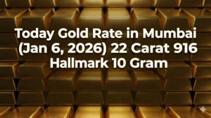 Today Gold Rate in Mumbai (Jan 6, 2026) 22 Carat 916 Hallmark 10 Gram