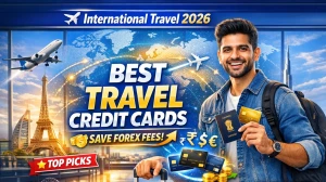 Best Credit Card for International Travel From India (Low Forex, Lounge Access & Miles)