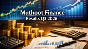 Muthoot Finance Q3 Results 2026: Profit Surges 95%, Loan Book Hits ₹1.64 Lakh Crore