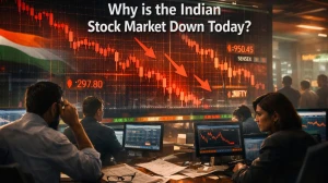 Why is the Indian Stock Market Down Today? IT Sell-Off, AI Fears and Global Cues Explained