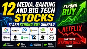 12 Media, Gaming and Big Tech Stocks Flash Strong Buy Signals as Netflix Slips Into Strong Sell Zone