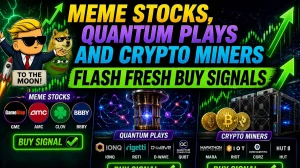 Meme Stocks, Quantum Plays and Crypto Miners Flash Fresh Buy Signals: GME, AMC, IONQ, MSTR and More Lead Today’s High-Risk Screen