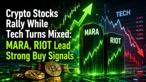 Crypto Stocks Rally While Tech Turns Mixed: MARA, RIOT Lead Strong Buy Signals - Should You Enter Now?
