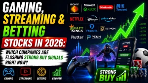 Gaming, Streaming & Betting Stocks in 2026: Which Companies Are Flashing Strong Buy Signals Right Now?