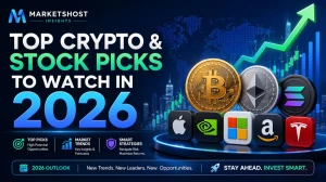 Top Crypto & Stock Picks to Watch in 2026 | Marketshost Insights