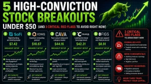5 High-Conviction Stock Breakouts Under $50 (and 3 Critical Red Flags to Avoid Right Now)