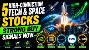 5 High-Conviction Tech & Space Stocks Flashing Strong Buy Signals Now