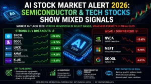 AI Stock Market Alert 2026: Semiconductor & Tech Stocks Show Mixed Signals - Key Buy Opportunities Emerging