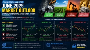 Gold, Energy & Agriculture Markets Show Mixed Signals as Momentum Shifts Across Commodities (June 2026 Outlook)