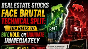 Real Estate Stocks Face Brutal Technical Split: Top REITs to Buy, Hold, or Liquidate Immediately