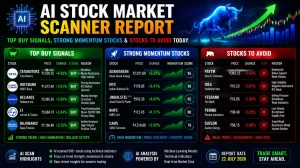AI Stock Scanner Report Today: Top Buy Signals, Strong Stocks & Market Momentum Analysis