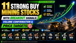 11 Strong Buy Mining Stocks With Breakout Signals, Volume Confirmation & Price Targets