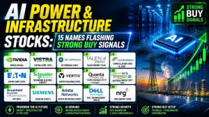 AI Power & Infrastructure Stocks: 15 Names Flashing Strong Buy Signals Right Now
